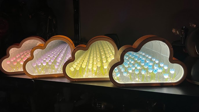 2X1 LAMPARA DE TULIPANES DE NUBE