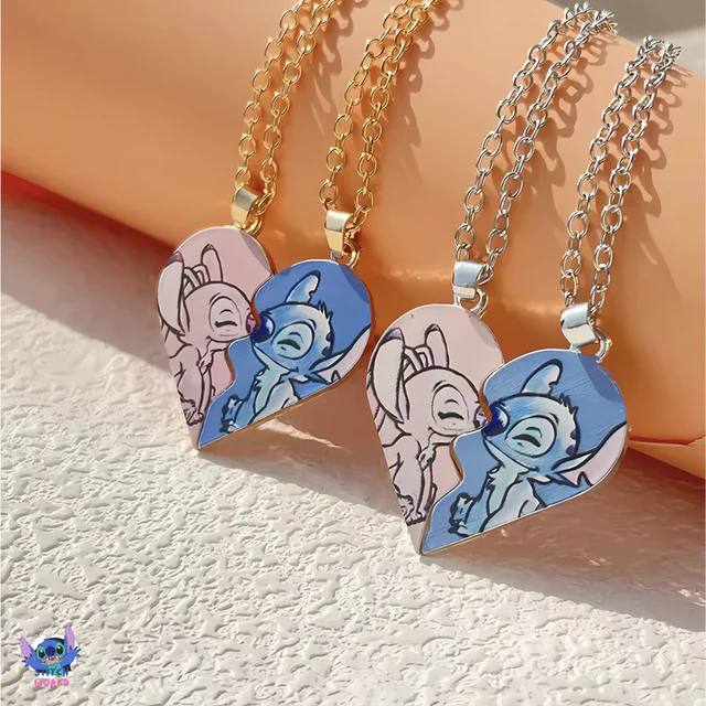 ✨ Collar Stitch & Angel – El regalo perfecto para compartir en pareja ✨